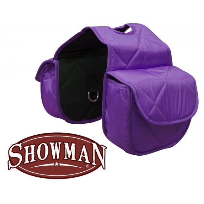 Showman Insulated Quilted Nnylon Horn Bag with Velcro Closure #5