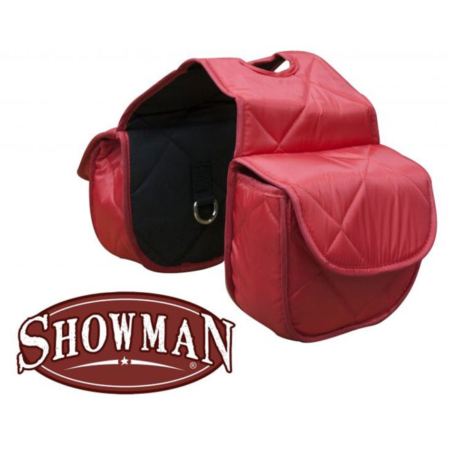 Showman Insulated Quilted Nnylon Horn Bag with Velcro Closure #6