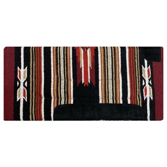 Showman 32" x 32" Acrylic Felt Bottom Saddle Pad #3