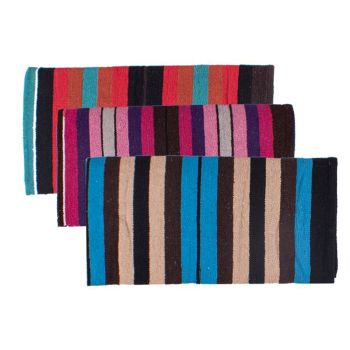 32" x 64" Multi Colored Saddle Blanket