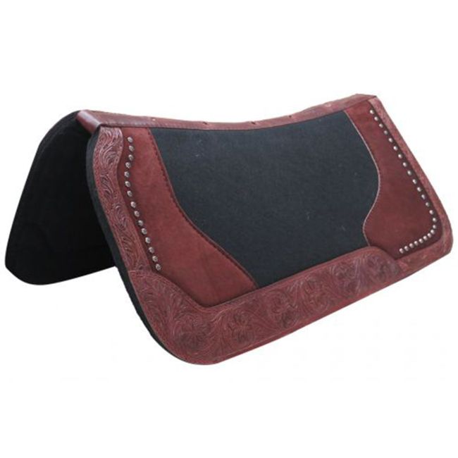 Showman 31" x 32" x 1" Rustic Rose Felt Saddle Pad