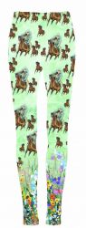 "Roping Cowgirl" leggings