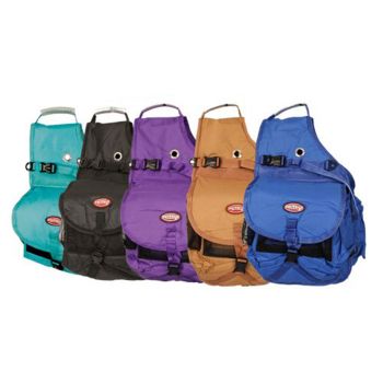 Showman Nylon Deluxe Multi-Pocket Saddle Bag