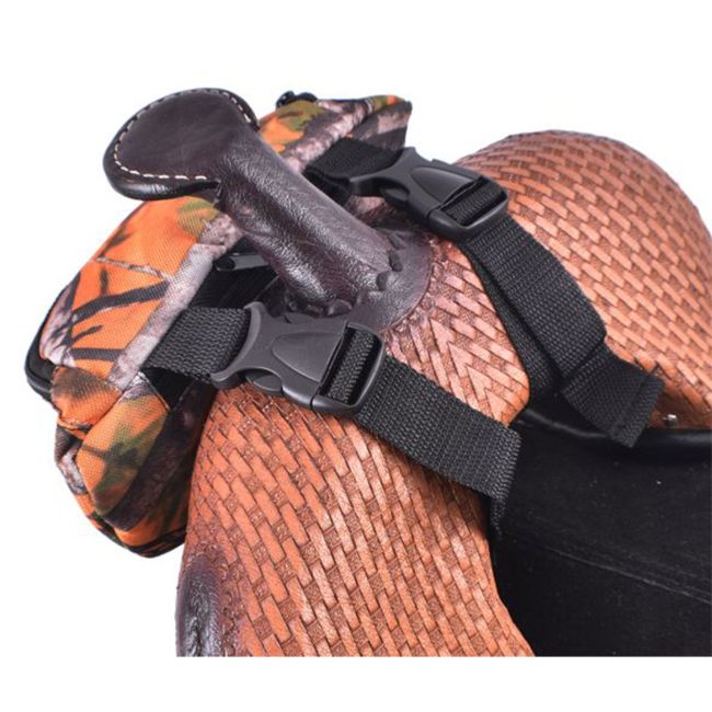 Showman Teal Real Oak Insulated Nylon Saddle Pouch #2