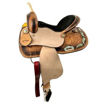 Circle S Wild Feather Barrel Style Saddle - 14, 15, 16 Inch