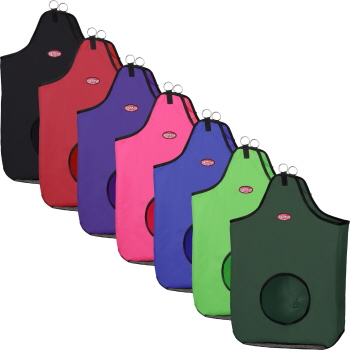 Showman Heavy Denier Nylon Hay Bag with Mesh Bottom