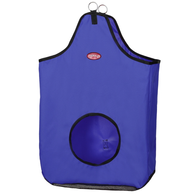 Showman Heavy Denier Nylon Hay Bag with Mesh Bottom #6