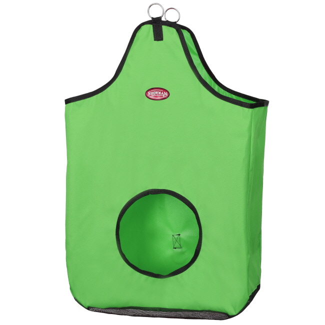 Showman Heavy Denier Nylon Hay Bag with Mesh Bottom #7