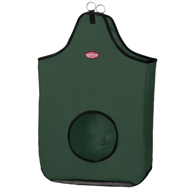 Showman Heavy Denier Nylon Hay Bag with Mesh Bottom #8