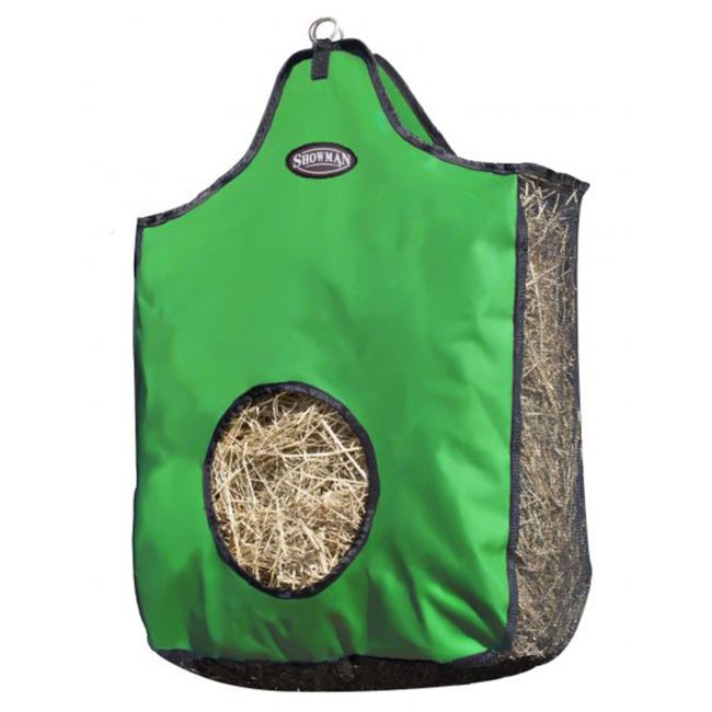 Showman Heavy Denier Nylon Hay Bag with Mesh Sides #5