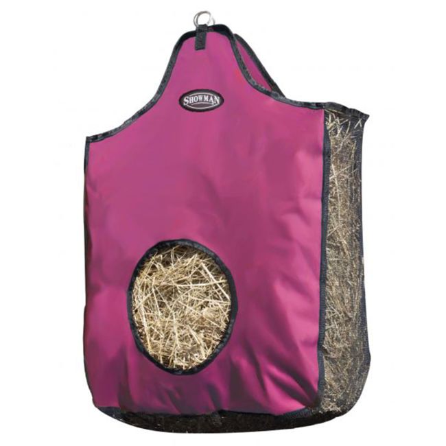 Showman Heavy Denier Nylon Hay Bag with Mesh Sides #6