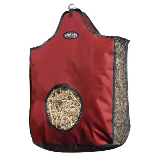 Showman Heavy Denier Nylon Hay Bag with Mesh Sides #8