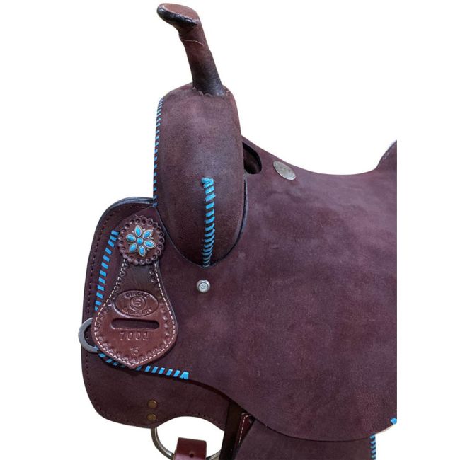 Circle S Fast Lane Barrel Style Saddle - 15 Inch #3