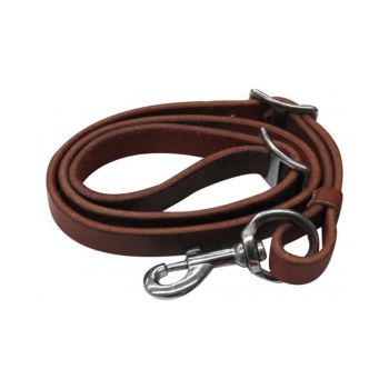 Showman 3/4" x 40" Oiled Harness Leather Tie Down Strap