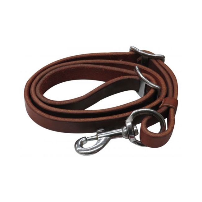 Showman 3&#47;4" x 40" Oiled Harness Leather Tie Down Strap