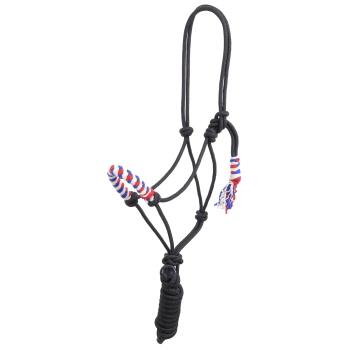 Showman Glory Mohair Wool Nose Cowboy Knot Halter with Lead