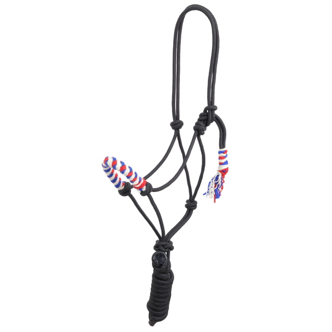 Showman Glory Mohair Wool Nose Cowboy Knot Halter with Lead