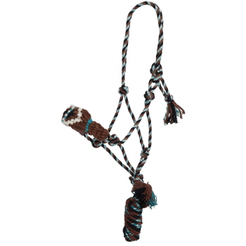 Showman Canyon Threads Mohair Cowboy Knot Halter with Lead