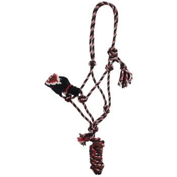 Showman Wildfire Horizon Mohair Cowboy Knot Halter with Lead