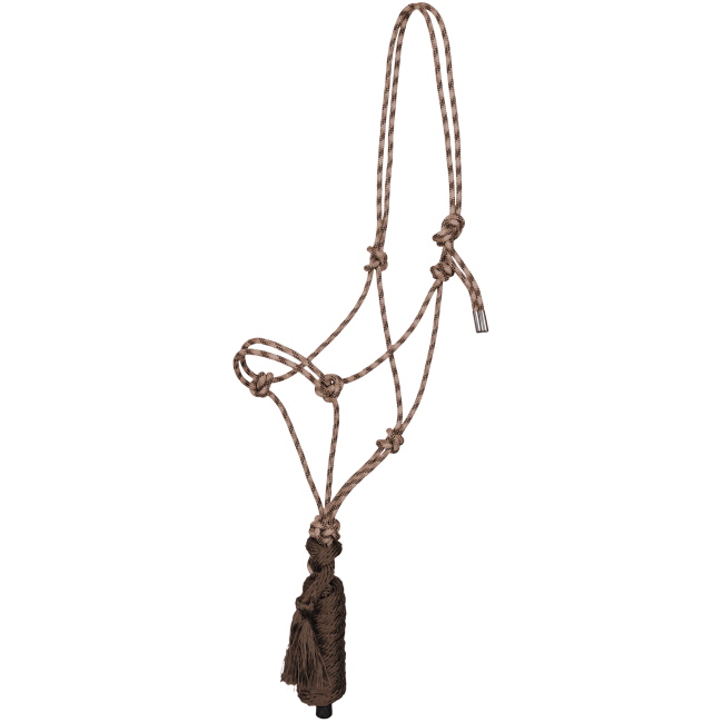 Showman Premium Diamond Cowboy Knot Halter with Lead #2