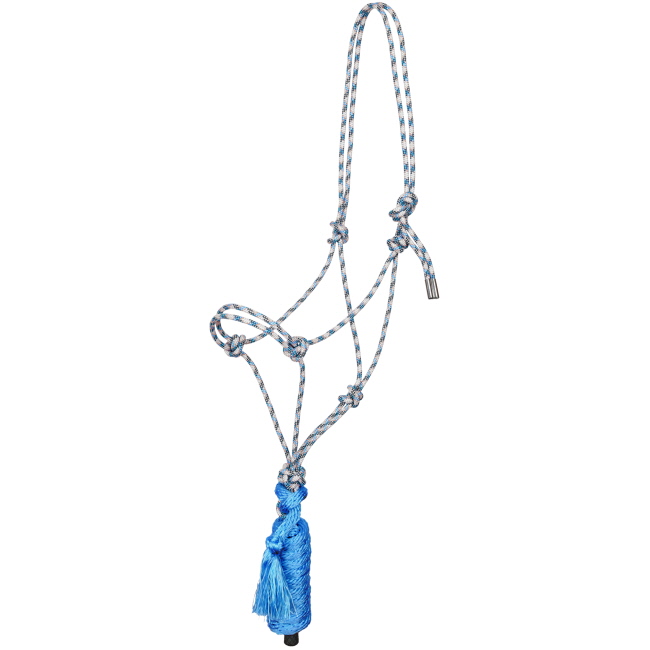 Showman Premium Diamond Cowboy Knot Halter with Lead #7