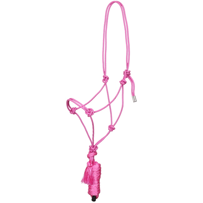 Showman Premium Cowboy Knot Halter with Lead #3