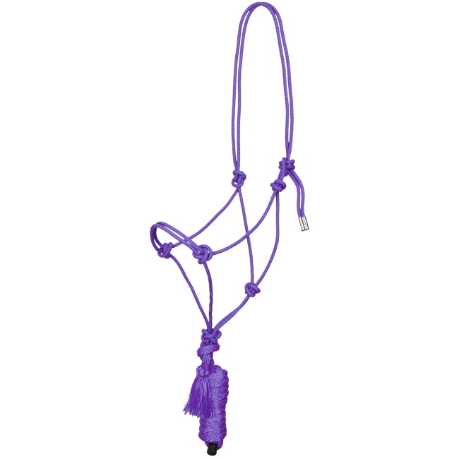 Showman Premium Cowboy Knot Halter with Lead #4