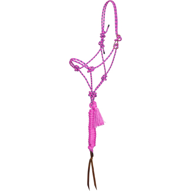 Showman Premium Diamond Quick-Tie Cowboy Knot Halter with Lead #5