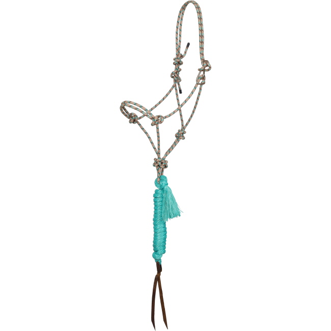 Showman Premium Diamond Quick-Tie Cowboy Knot Halter with Lead #8