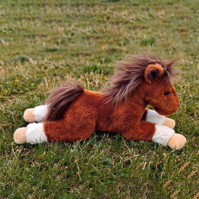 Wild Onez Barnyard by Zoologee - 16" Sorrel Floppy Horse #2
