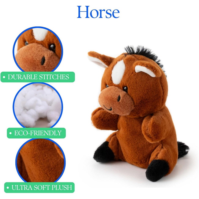 Nuggetz by Zoologee - 5" Bay Horse Plush #5