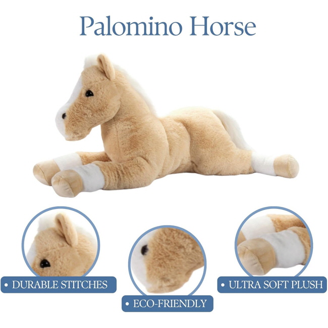 Wild Onez Jumbo by Zoologee - 24" Palomino Floppy Horse #3