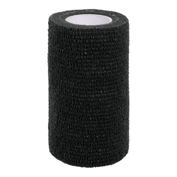 4" x 5 Yard Cohesive Bandage - Black