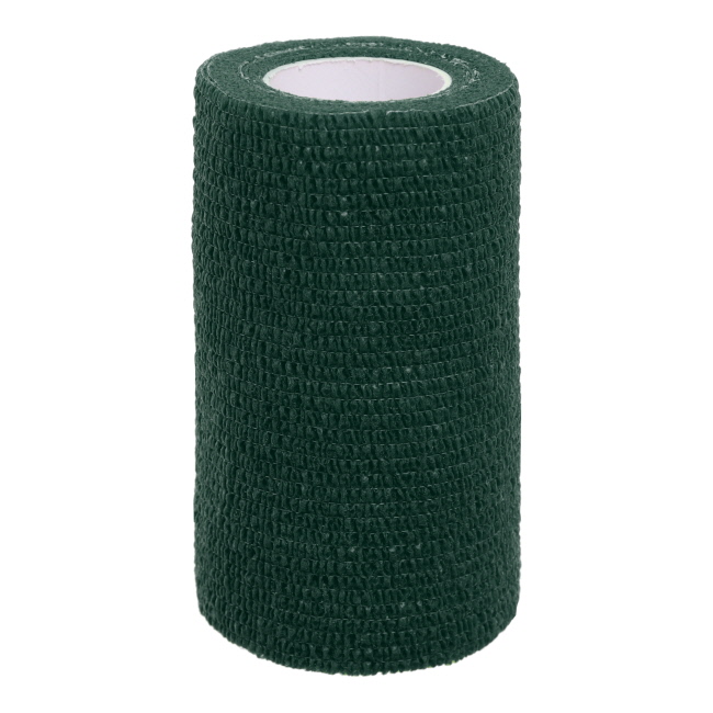 4" x 5 Yard Cohesive Bandage - Hunter Green