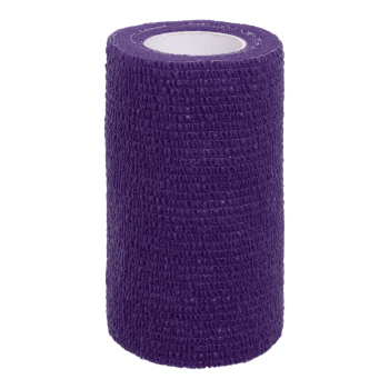 4" x 5 Yard Cohesive Bandage - Purple