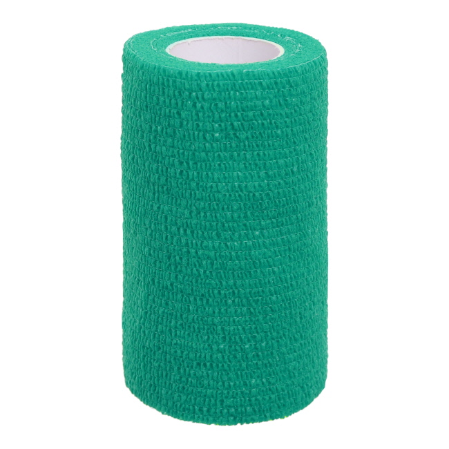 4" x 5 Yard Cohesive Bandage- Teal