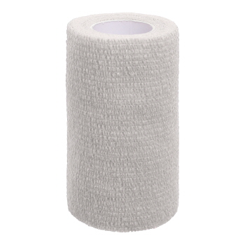 4" x 5 Yard Cohesive Bandage - White