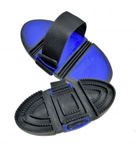 Flexible Blue and Black Plastic Curry with adjustable hand loop