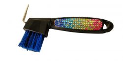 Showman Multi colored crystal rhinestone hoof pick