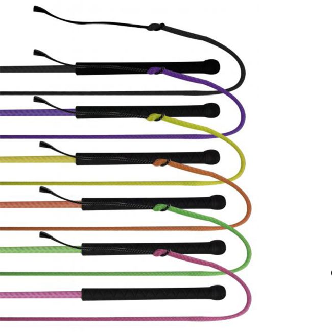 Nylon Training Whip with 10" Lash and 49" Shaft - Sold in lots of 10 Only #8