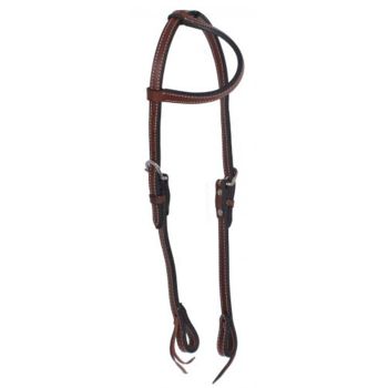 Showman One Ear Leather Headstall