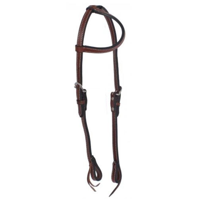 Showman One Ear Leather Headstall