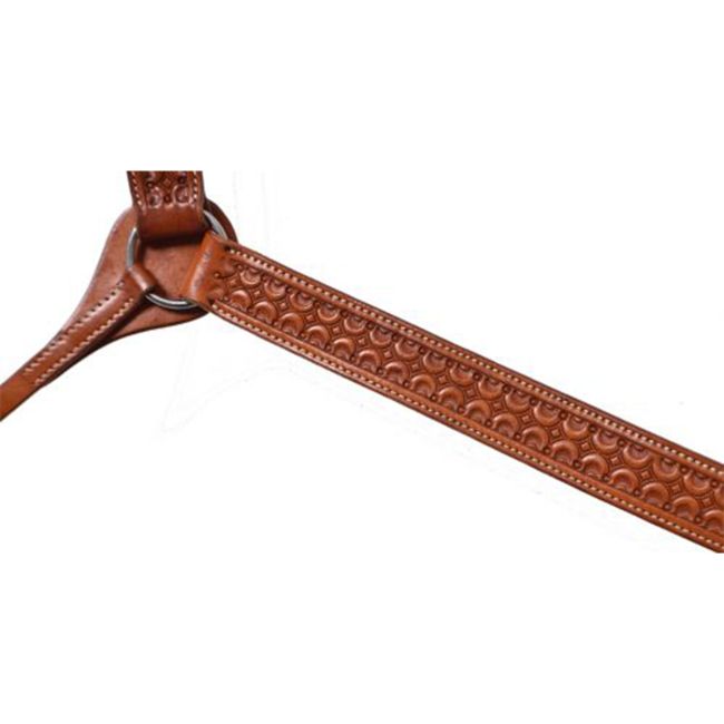 Showman Argentina Cow Leather Half Moon Breastcollar #2