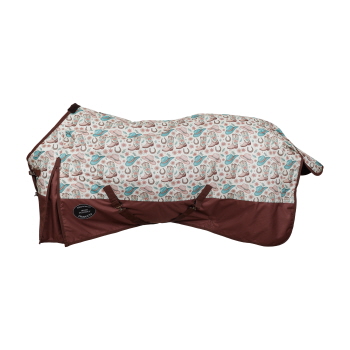 Showman Western Whimsy 1200D Waterproof and Breathable Turnout Blanket - Small Pony/Weanling (42" - 46")