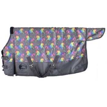 Showman 1200D Unicorn Waterproof and Breathable Turnout Blanket - Mini/Foal (36" - 40")