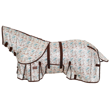 Showman Western Whimsy Mesh Fly Sheet with Detachable Neck Cover