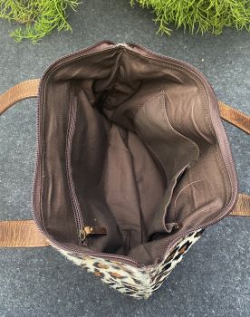 Klassy Cowgirl Cheetah Hair on Cowhide Shoulder Bag #2