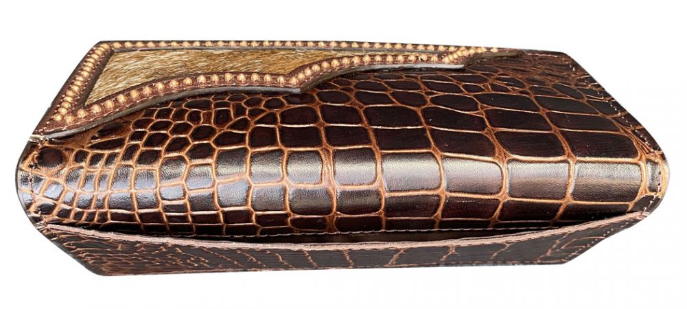 Shiloh Stables and Tack: Light Brown Men's Wallet with hair on cowhide ...