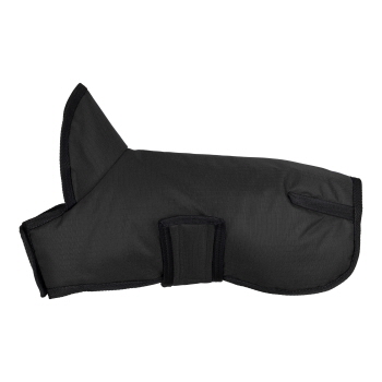 Showman Trail Tough 600D Black Dog Coat with Hood - Large