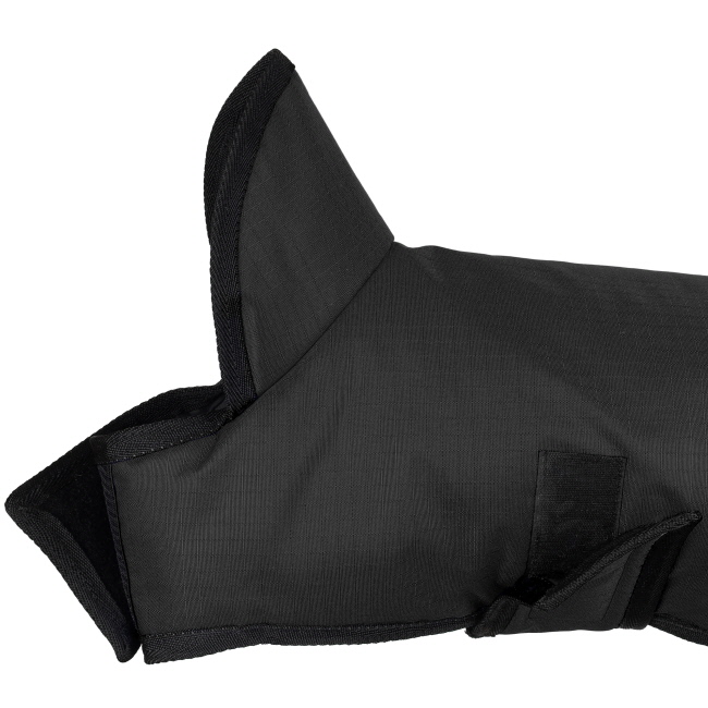 Showman Trail Tough 600D Black Dog Coat with Hood - Medium #2